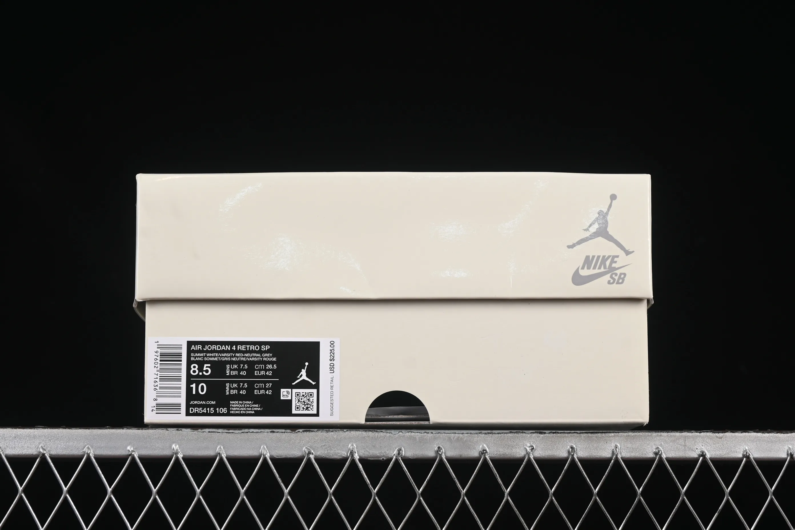 All categories Air Jordan Jordan series basketball shoes Air Jordan 4 Nike SB x Air Jordan 4 OG "Varsity Red" AJ4 Joe 4 University Red DR5415-106